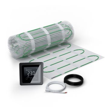 Kit natte chauffante EcoPRO-100 avec thermostat TP 750 Touch noir