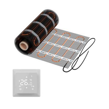 Natte chauffante WARMON CLASSIC 150 W/m² avec Thermostat TS 100 Serie