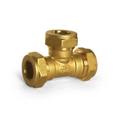 Té de réduction Raccord rapide en laiton pour eau
