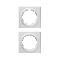 Plaque de finition Florence en plastique, 1 poste (pack de 2)