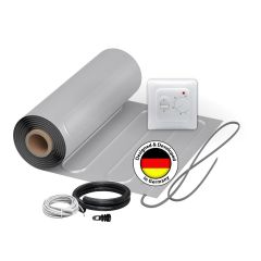 Plancher chauffant électrique WARMON ALU 150 W/m² avec Thermostat analogique TS25