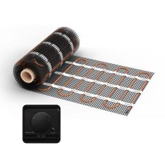 Chauffage au sol WARMON CLASSIC 150 W/m² avec Thermostat AC3082H Analogique, noir