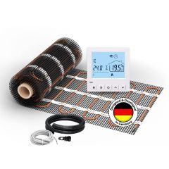 Chauffage au sol électrique WARMON CLASSIC LIGHT 100 W/m² avec Thermostat Digital TS50 blanc