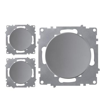 Interrupteur simple allumage (pack de 3)-"Gris 3 piéces"