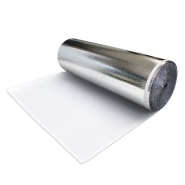 Film isolant en aluminium pour sol stratifié ou clipsable