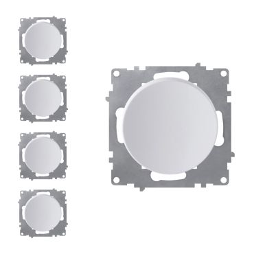 Interrupteur simple allumage (pack de 5)-"Blanc 5 piéces"