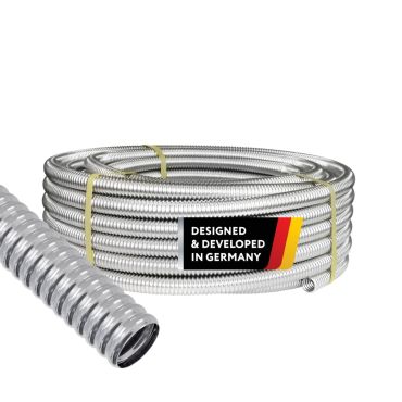 Tube ondulé en acier inoxydable CSST304 recuit, en couronne, pour distribution d'eau DN50 x 10m
