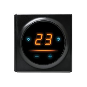 Thermostat OneKeyElectro 25 WIFI Touch avec cadre Florence - noir