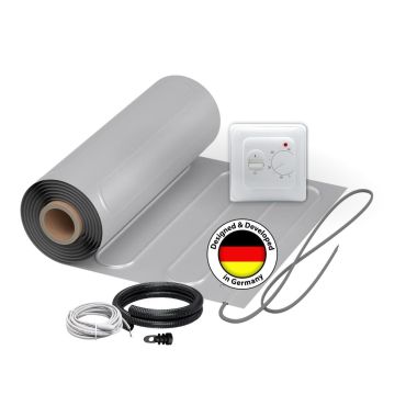 Plancher chauffant électrique WARMON ALU 150 W/m² avec Thermostat analogique TS25
