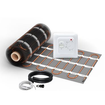 Chauffage au sol WARMON CLASSIC LIGHT 100 W/m² avec Thermostat analogique TS25