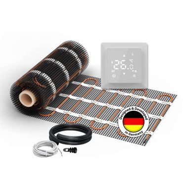 Chauffage au sol WARMON ULTRA 200 W/m² avec Thermostat Intelligent WiFi Tactile TS100