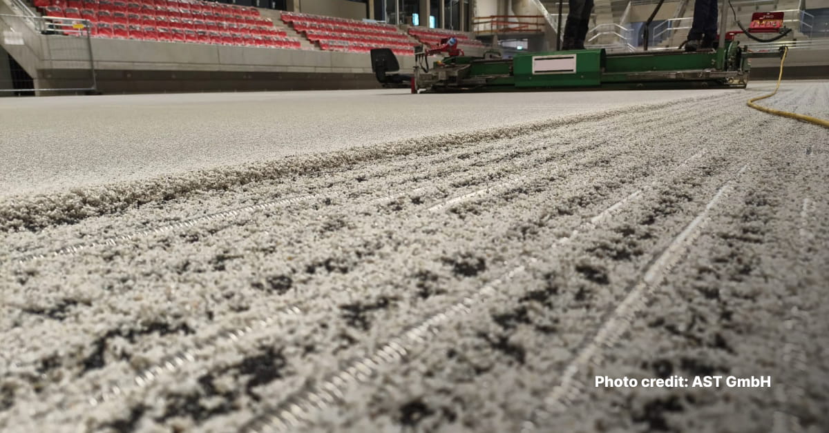 Un projet de référence: la patinoire Sparkassen de Halle (Allemagne) équipée de tubes inox Stahlmann 