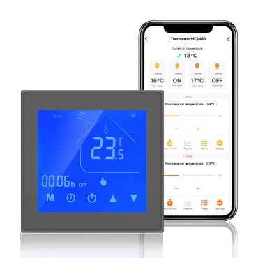 Thermostat programmable WIFI MCS 450 - Noir