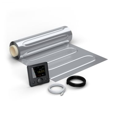 Kit natte chauffante AluPRO-80 avec thermostat R7C-716 WIFI noir LCD couleur