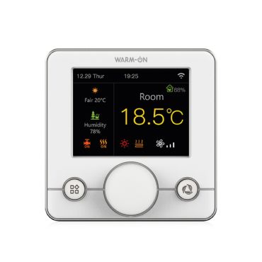R7C-716 Thermostat WIFI avec écran LCD couleur, blanc